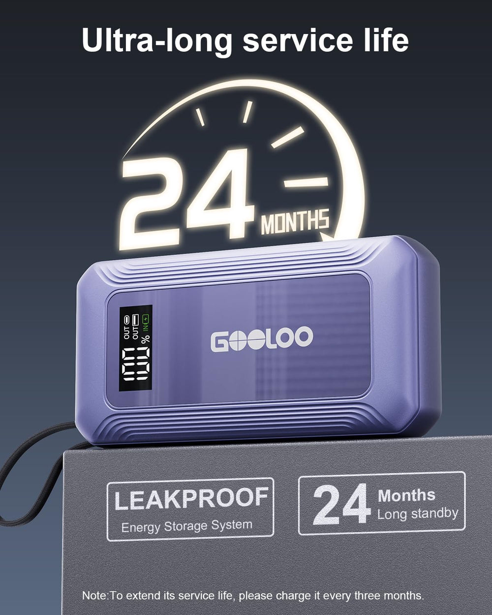 GOOLOO G7 stored in carrying bag for organized transport and protection