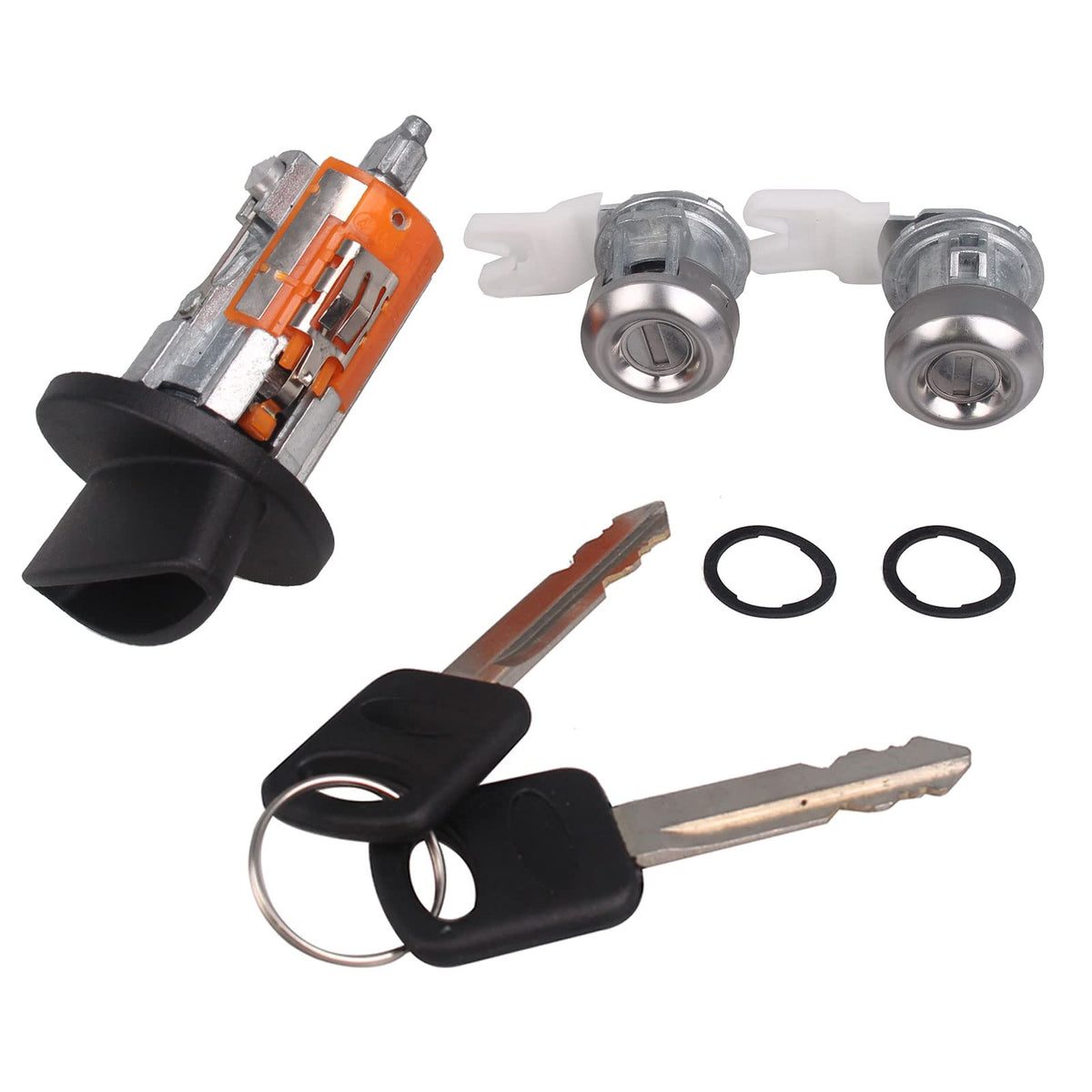 Goopool front packaging showing complete ignition lock kit and parts benefit: complete replacement