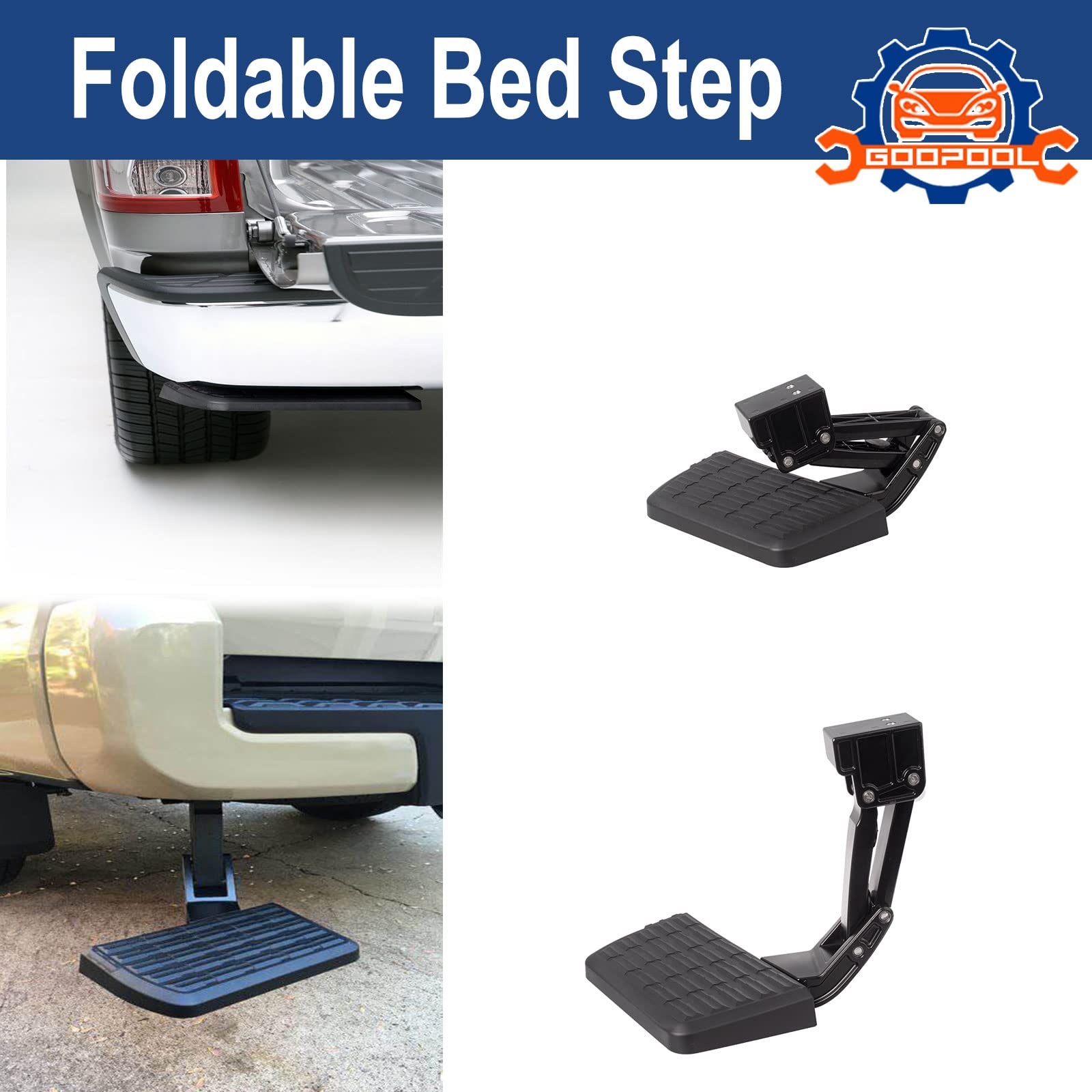 Goopool retracted profile in bumper showing low-profile storage and protection