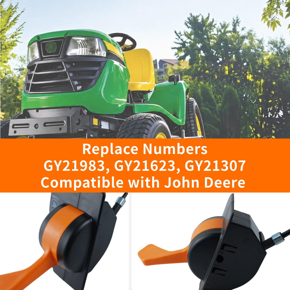 gopupu cable installed on John Deere D105 demonstrating restored control benefit