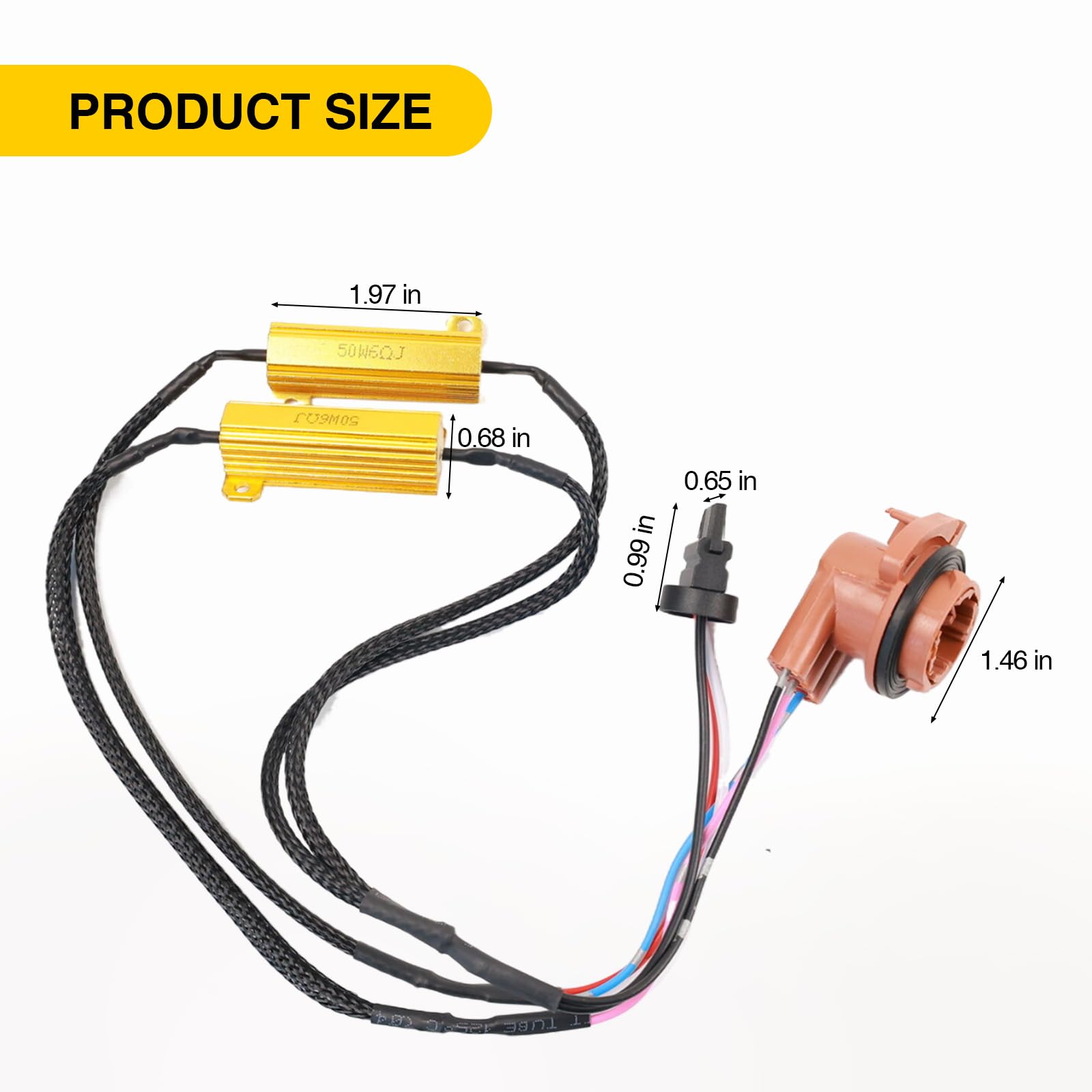 gopupu resistor mounted on metal illustrating safe mounting to prevent melting