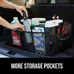 GORILLA GRIP collapsed flat for compact storage and easy space saving