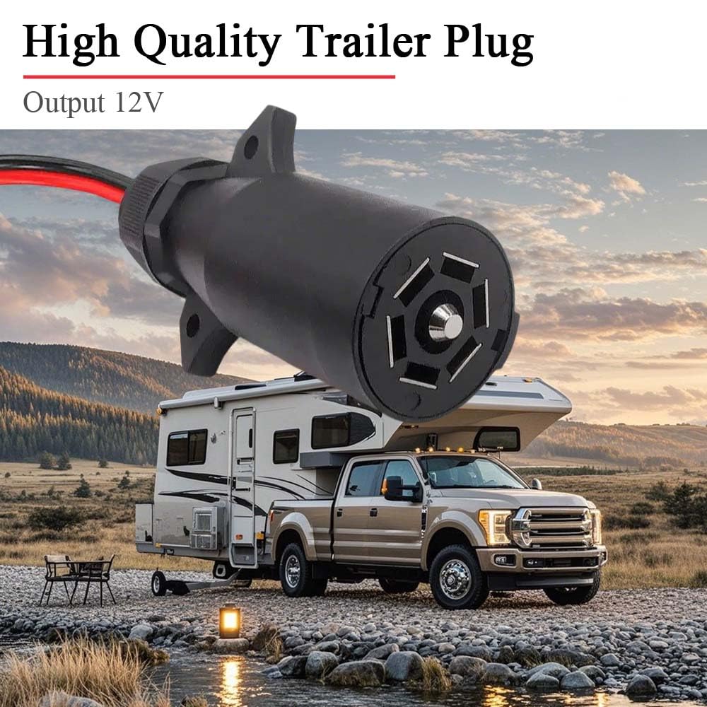 GragicSZ adapter cable installed between truck and trailer for dependable power benefit