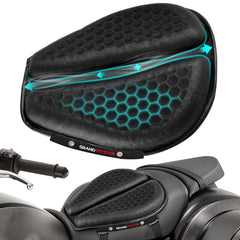 GRAND PITSTOP front view of seat cushion showing ergonomic shape and comfort