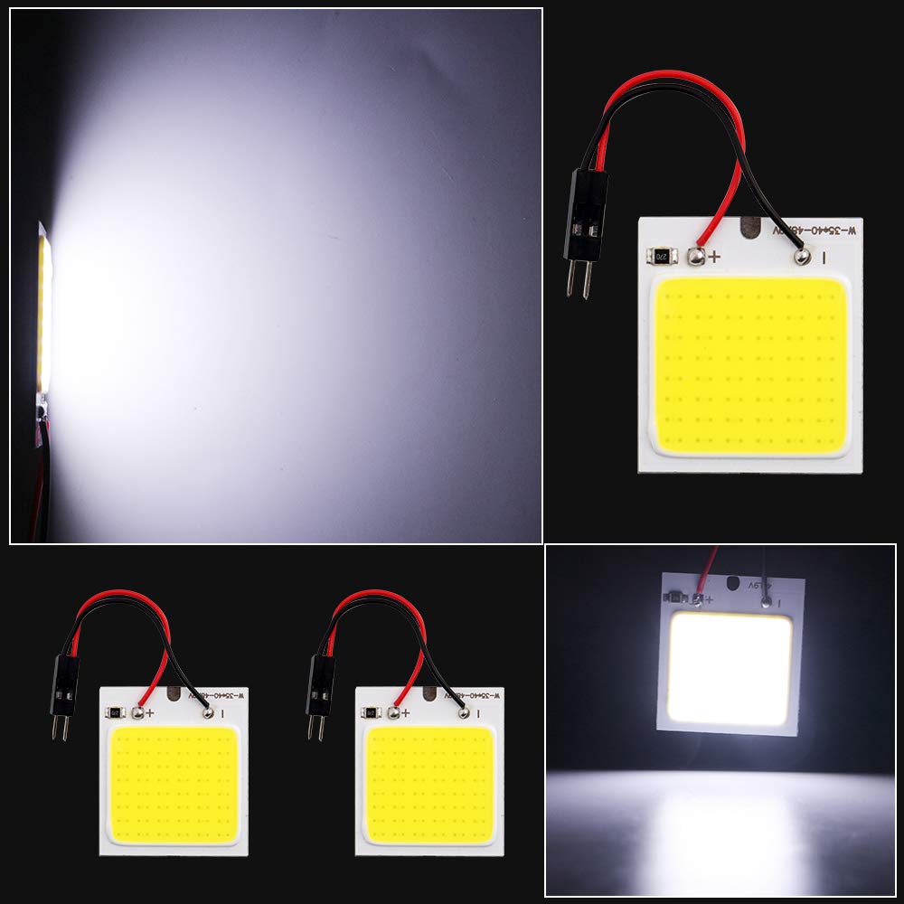 Grandview installed in car dome lighting interior, brighter cabin visibility benefit