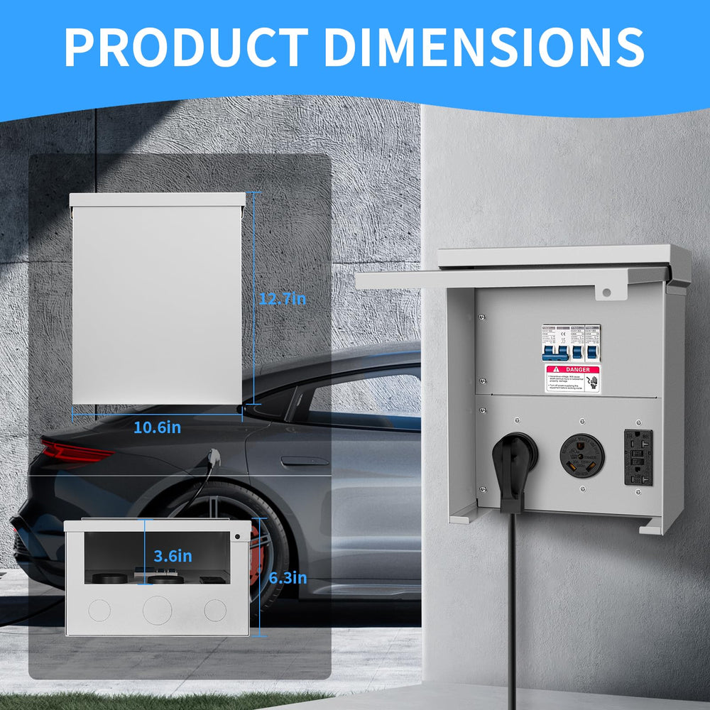 Gravimorph interior wiring and breakers visible for easier installation benefits