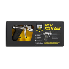 Great Stuff Pro 14 front view showing full gun and comfortable grip