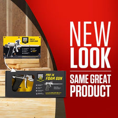 Great Stuff Pro 14 nozzle close-up showing precise foam control