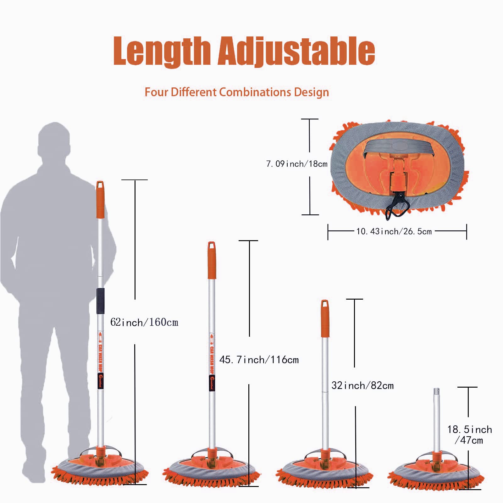 GreatCool disassembled pole and storage bag for compact transport and storage
