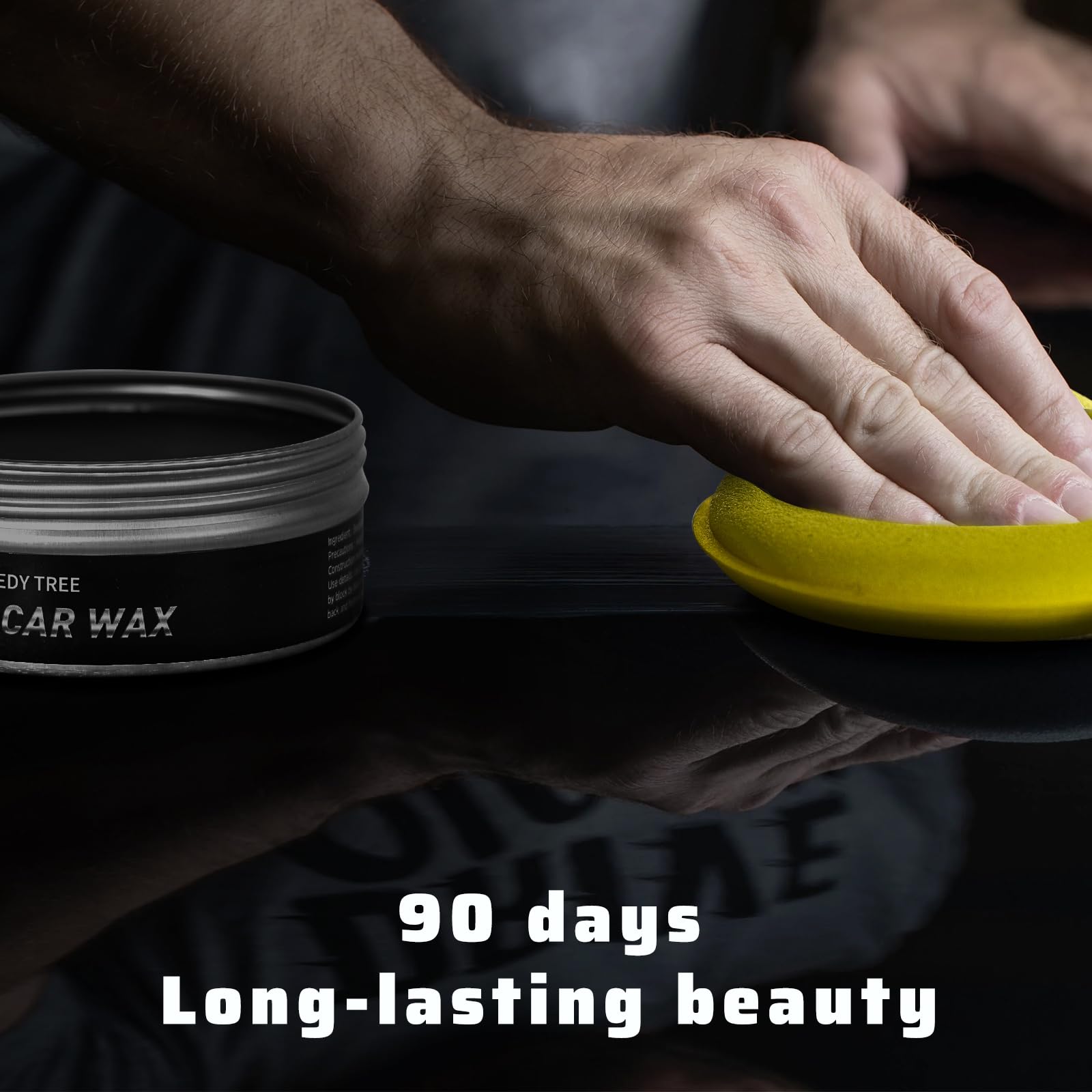 Greedy tree application sponge applying paste for easy, even coverage