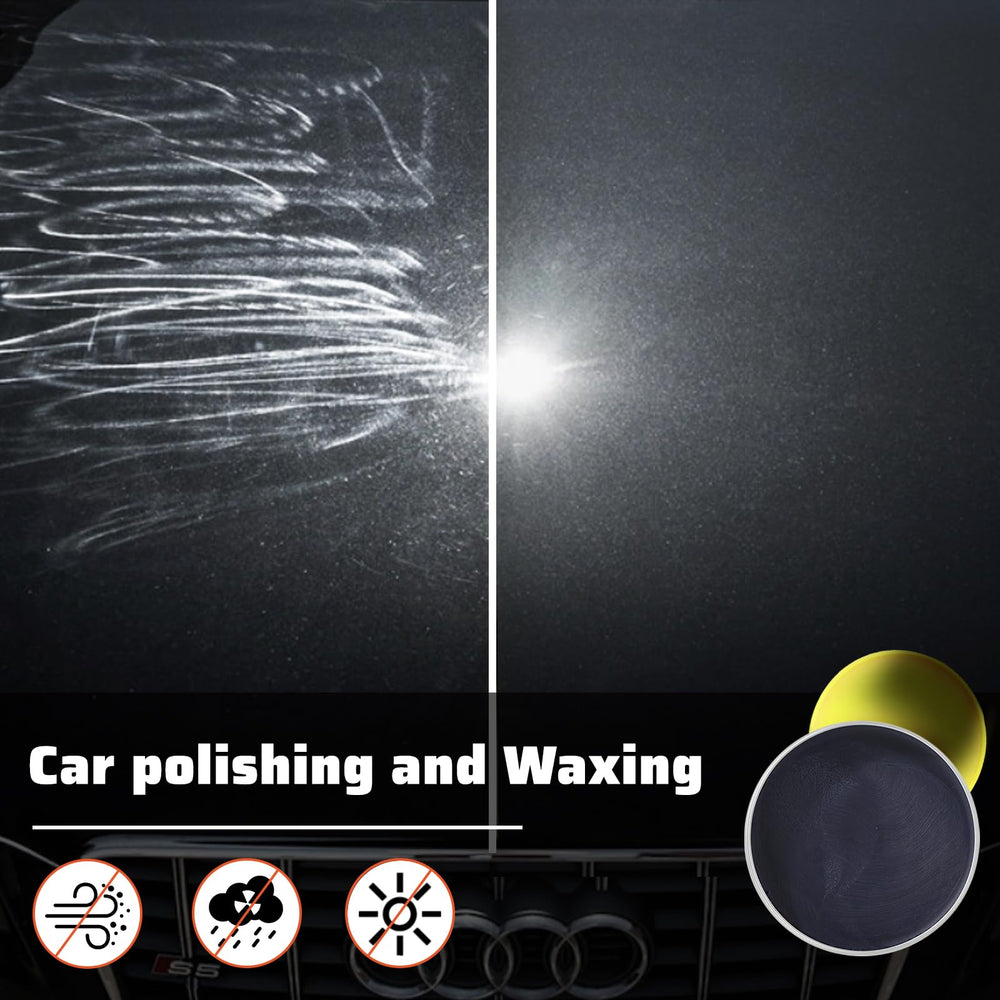 Greedy tree polished headlight demonstrating restored clarity and shine