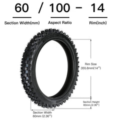 GREHUA inner tube with straight valve visible for easy inflation and reliable seal