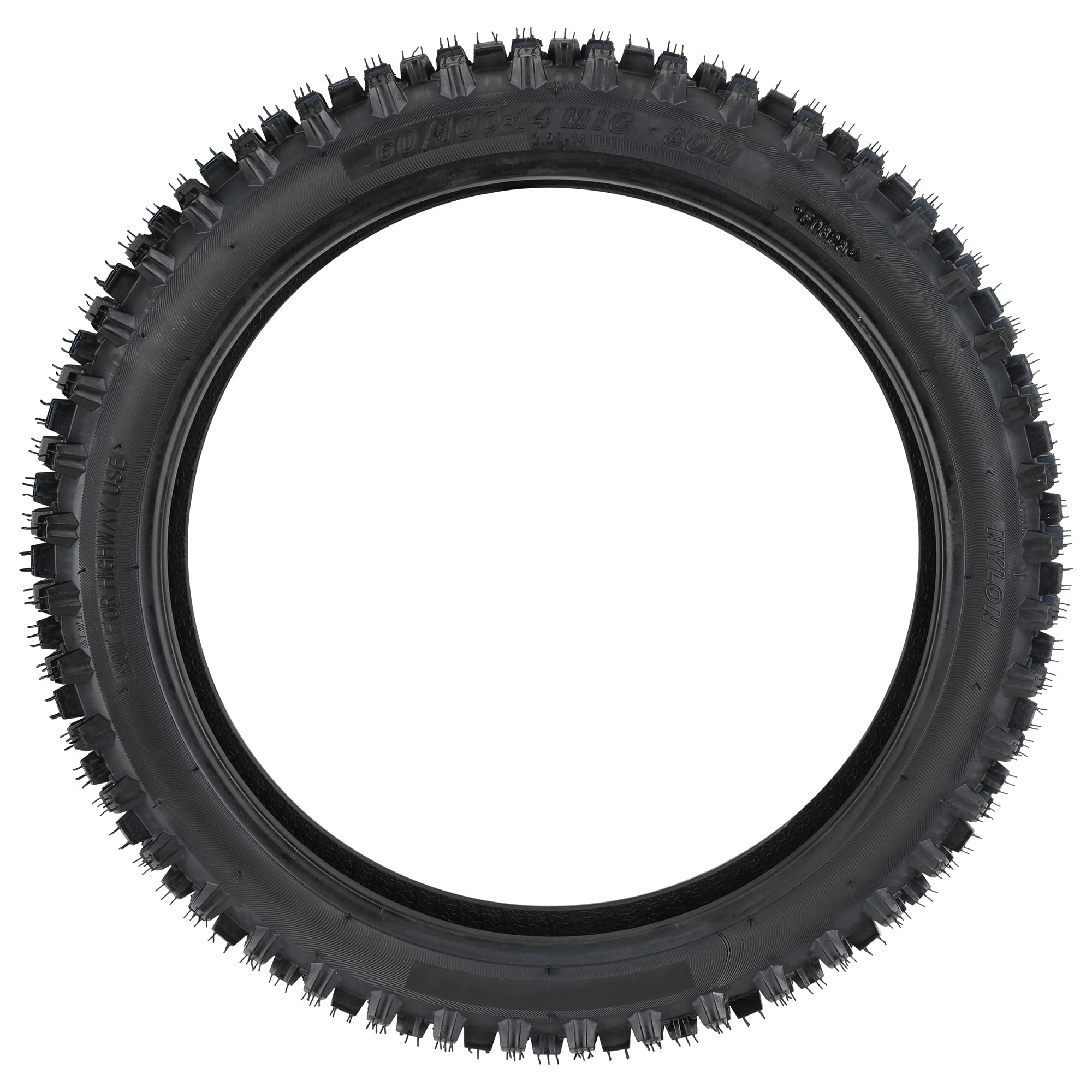 GREHUA tire next to ruler scale for size comparison and accurate selection