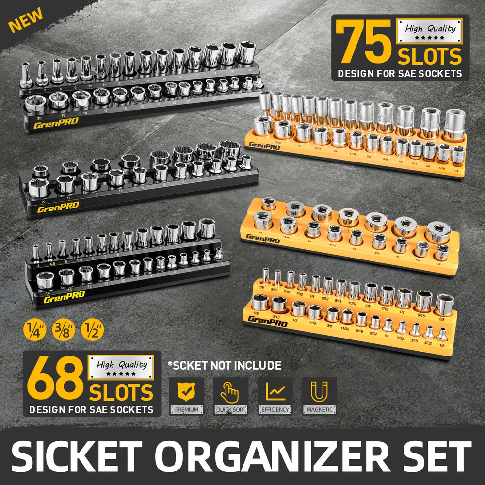 GRENPRO trays neatly arranged in a drawer reducing clutter and saving time