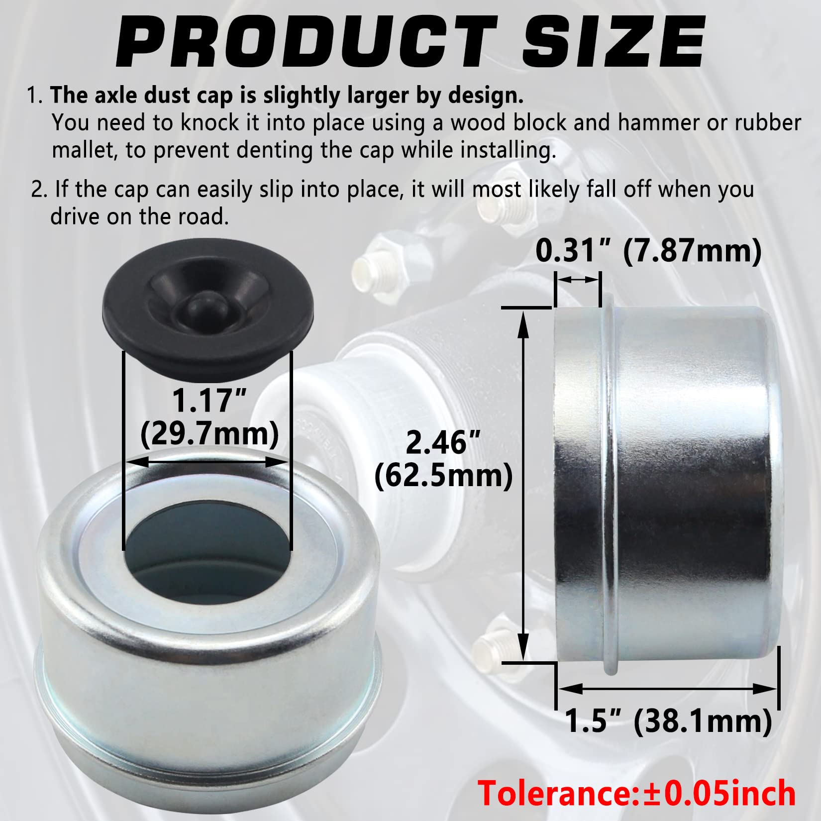 GREPSPUD detailed rubber plug view showing easy-access grease maintenance