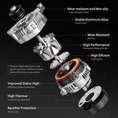 Grezuton die-cast aluminum housing side shot for heat dissipation and durability