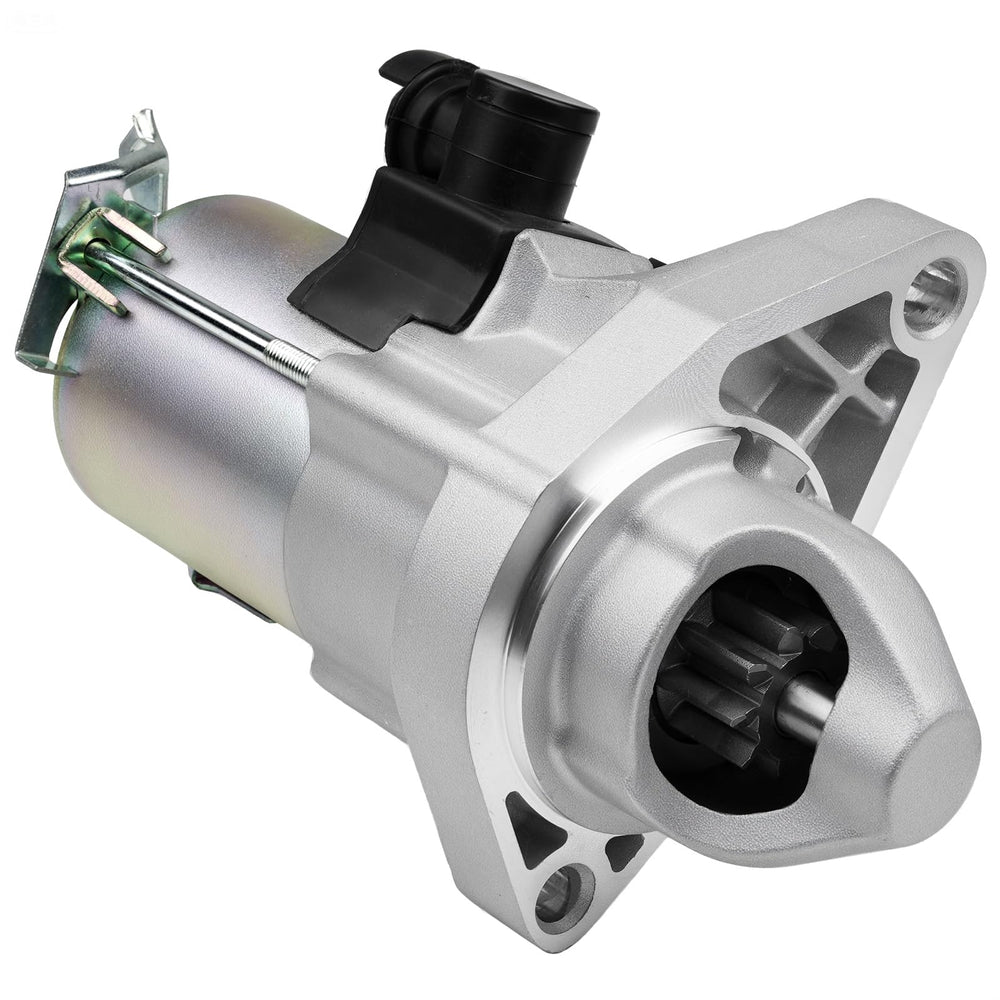 Grezuton starter front view showing mounting flange and ready-to-install benefit