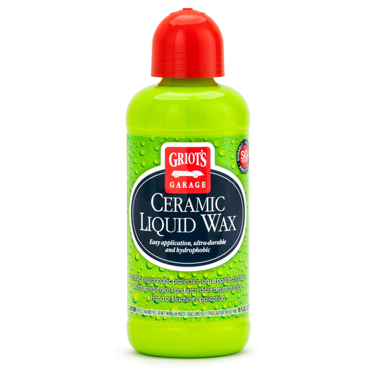 Griot's Garage bottle front label showing product and benefit of high-gloss finish