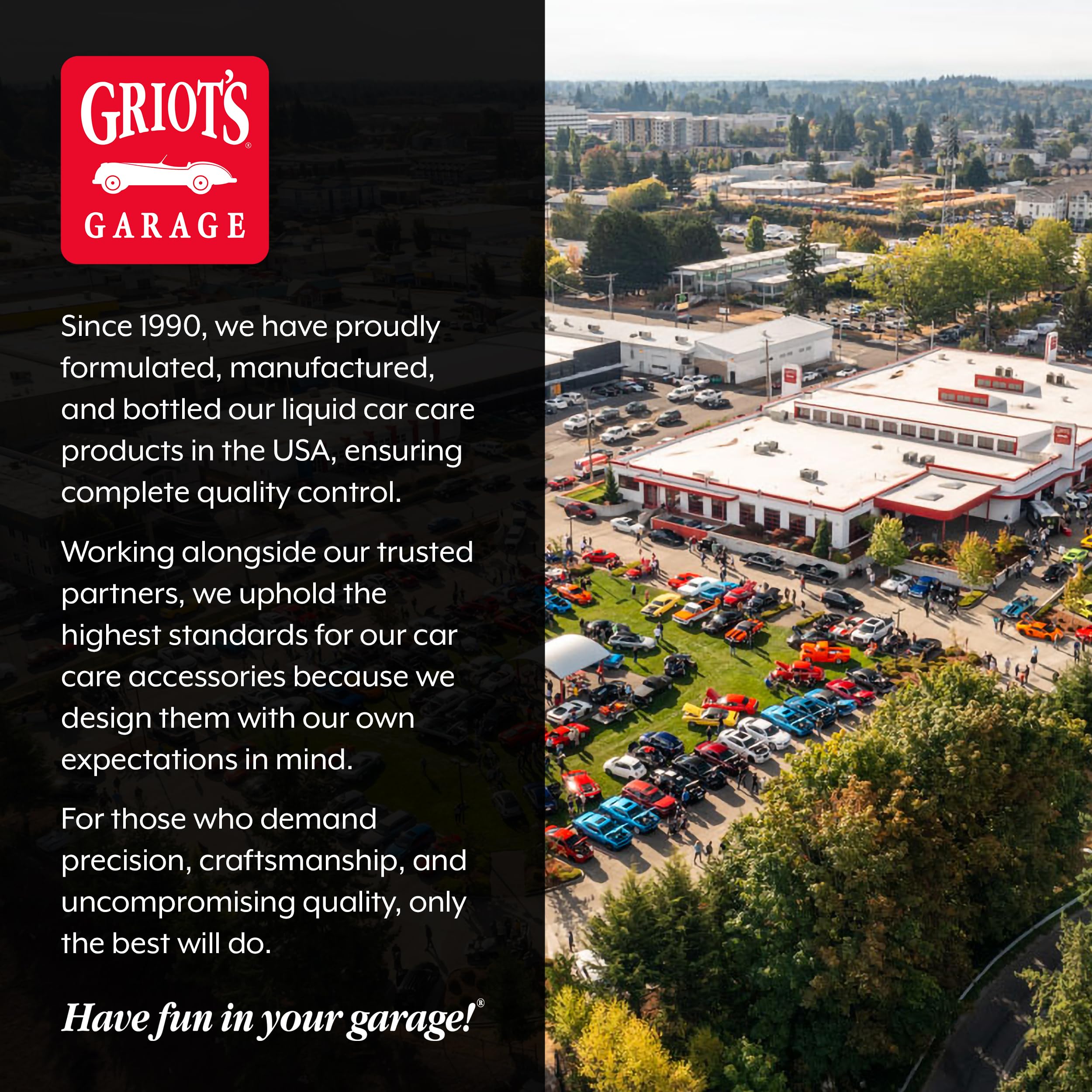 Griot's Garage next to a soda can showing 16 oz size for scale and storage convenience