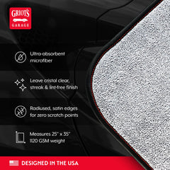Griot's Garage satin-trimmed edge detail preventing scratches for safe use
