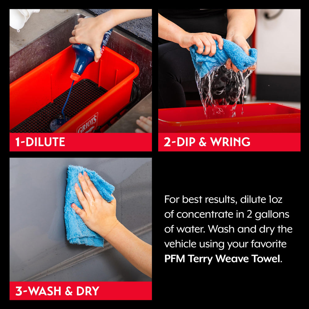 Griot's Garage used as clay-bar lubricant for smooth decontamination