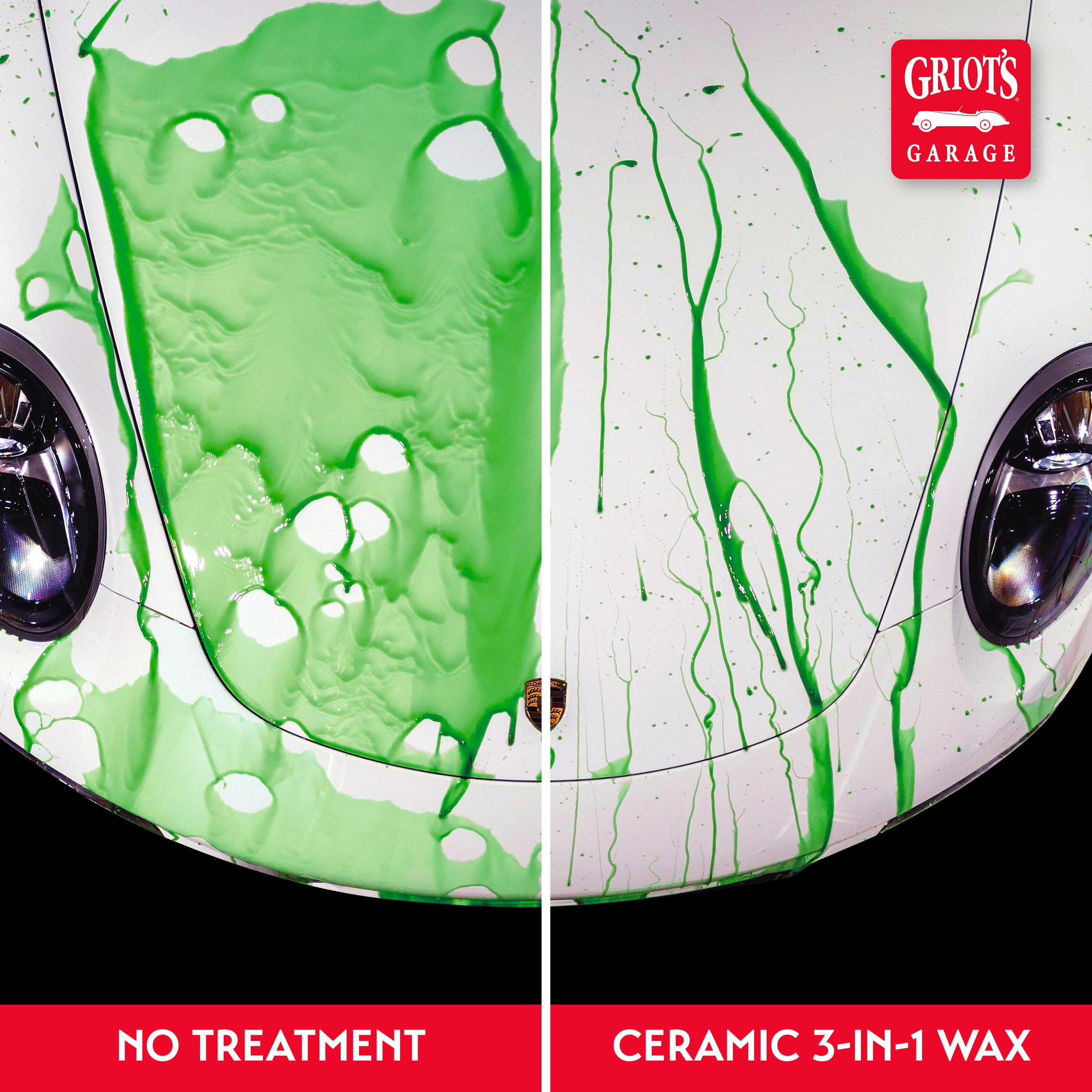 Griot's Garage on plastic trim and chrome delivering visible protection and restored finish