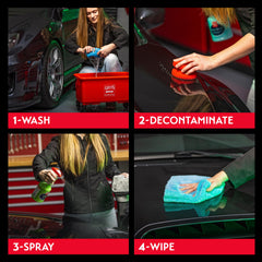 Griot's Garage used on wheel surface to reduce brake dust adhesion and boost gloss