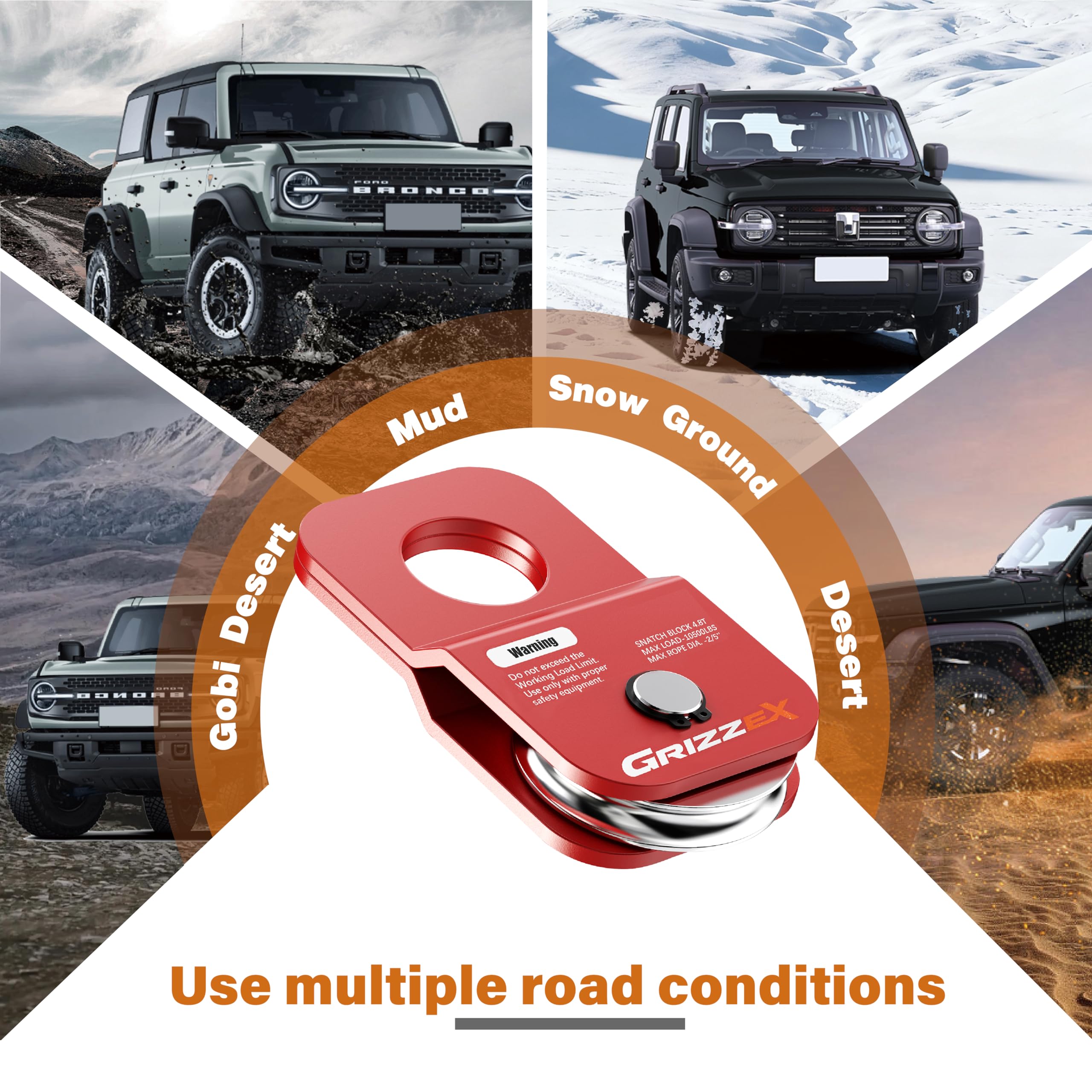 GRIZZEX in real recovery scene on muddy trail showing practical use and off-road durability
