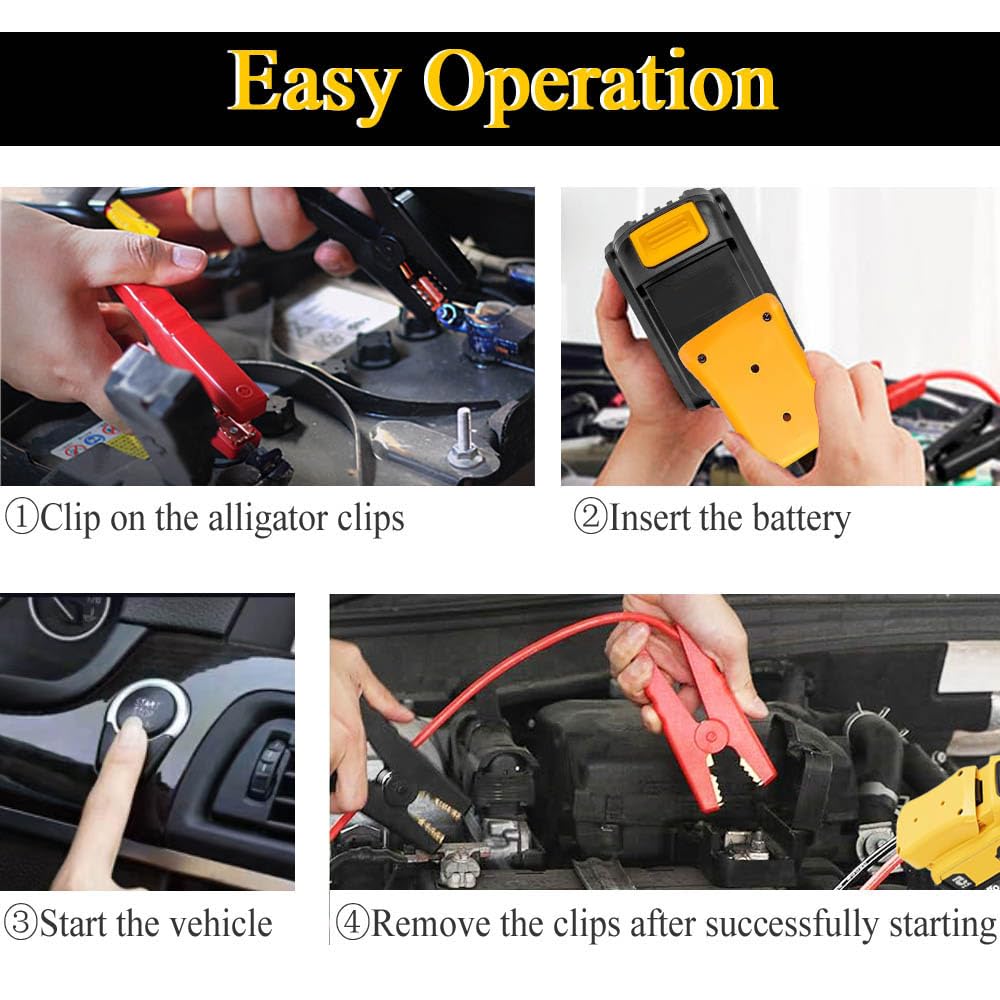 GRZWAYS size comparison with a 20V tool battery showing compact, travel-ready design