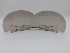 GSP Bourke smoke side profile mounted on helmet demonstrating low-profile fit