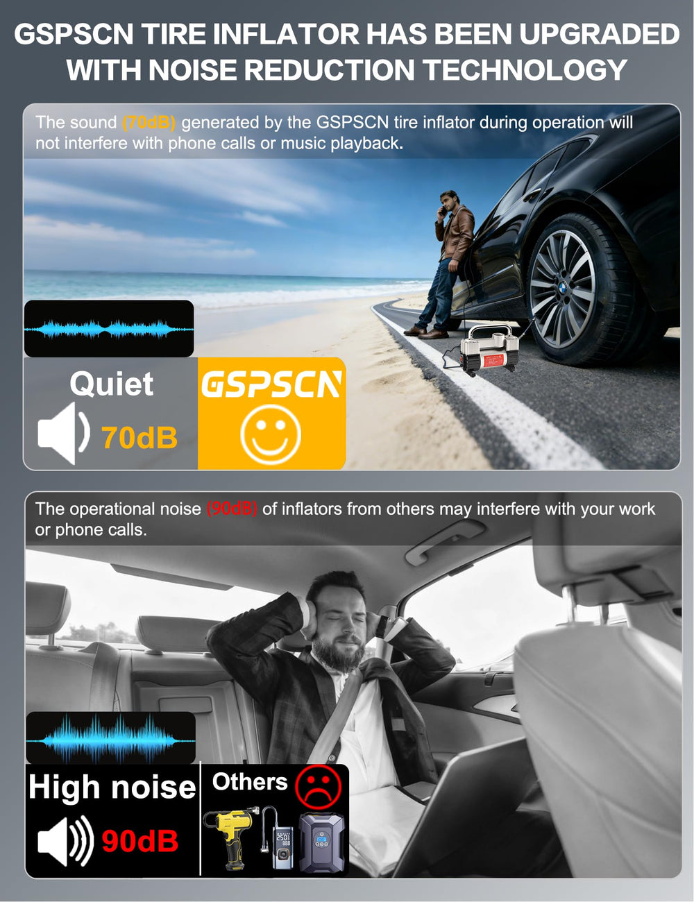 GSPSCN labeled specs on body showing performance details and user confidence