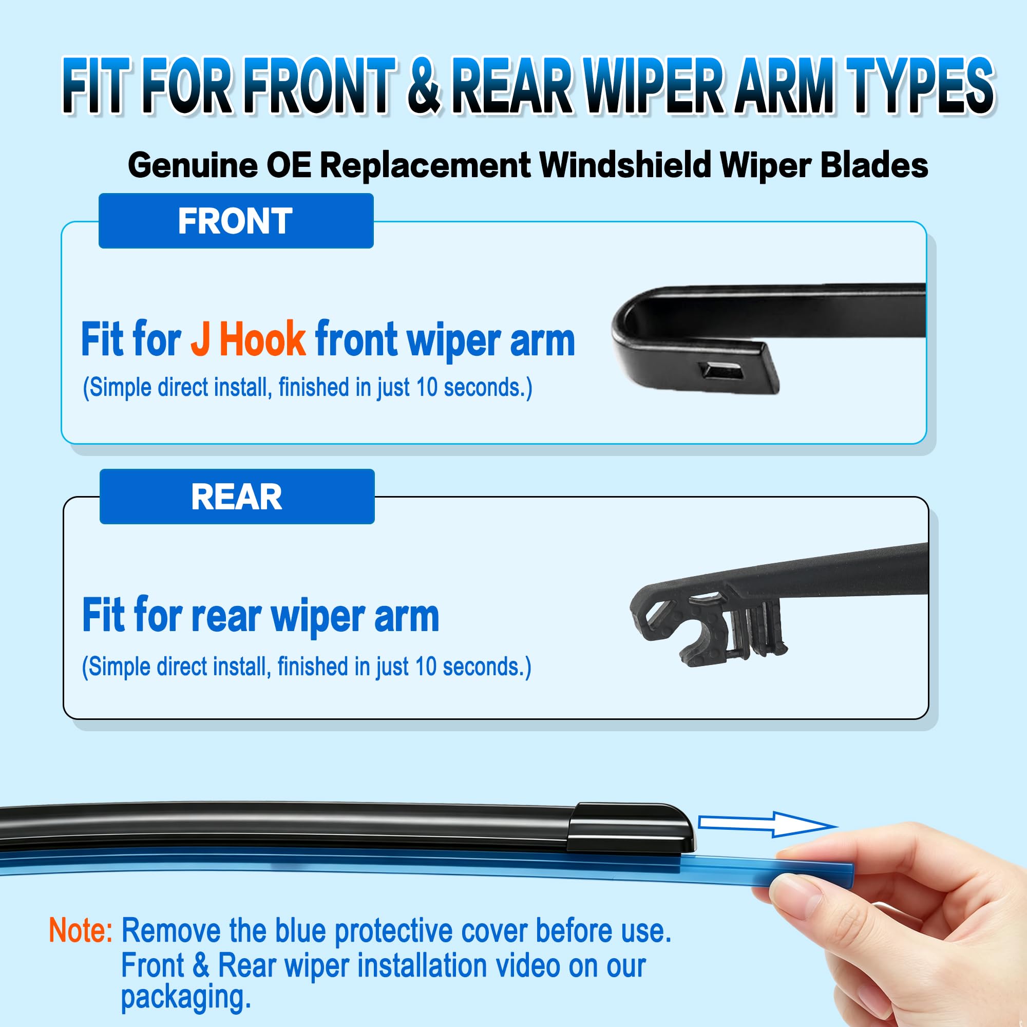 GSPSCN three-pack labeled sizes laid out for full vehicle coverage benefit