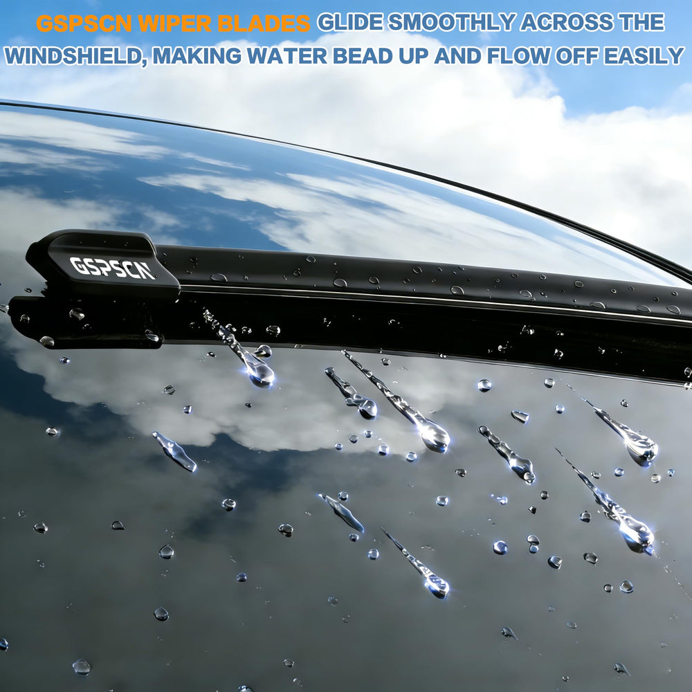 GSPSCN wipers clearing heavy rain for safer nighttime driving