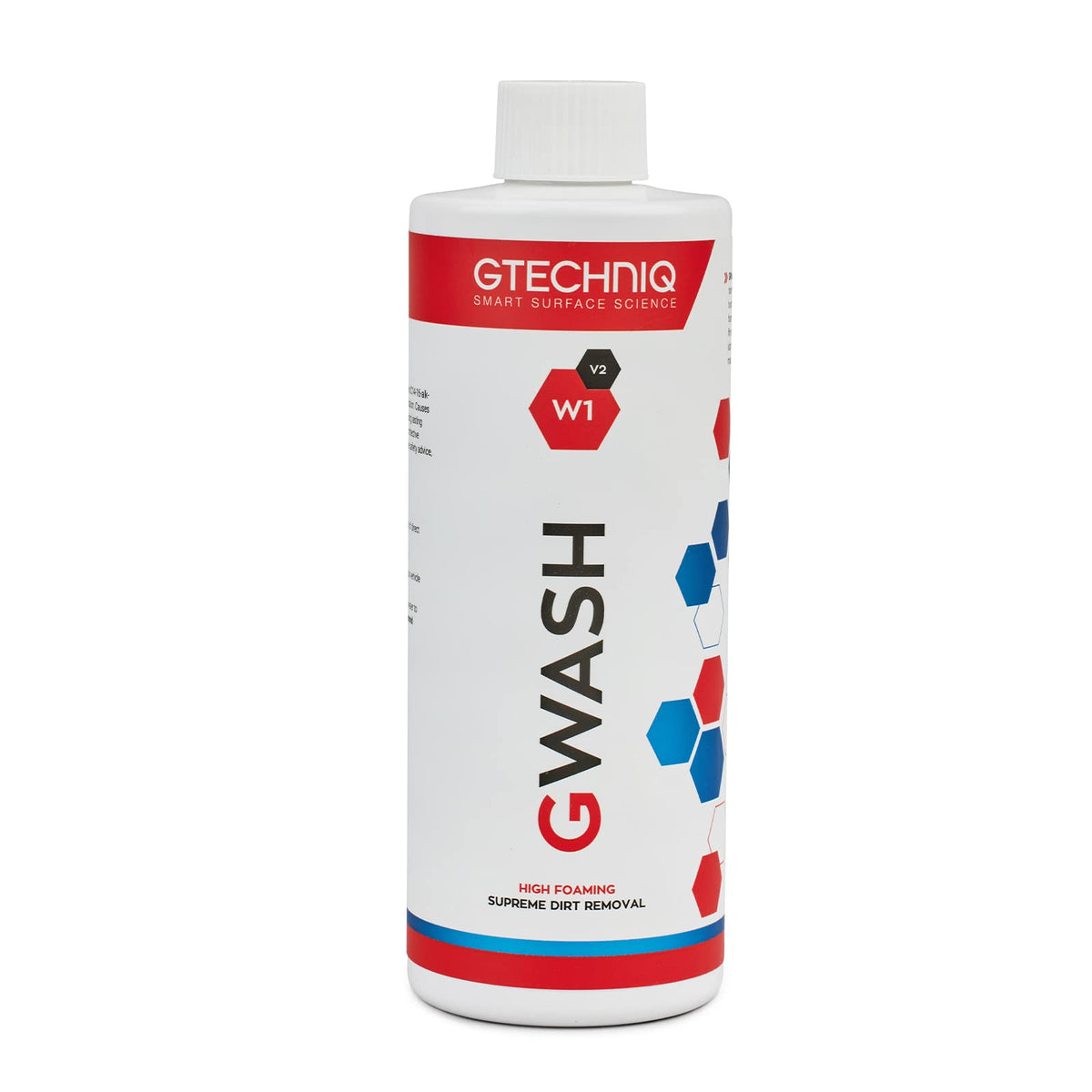 Gtechniq Auto W1 front bottle showing branding and size with clear product benefit
