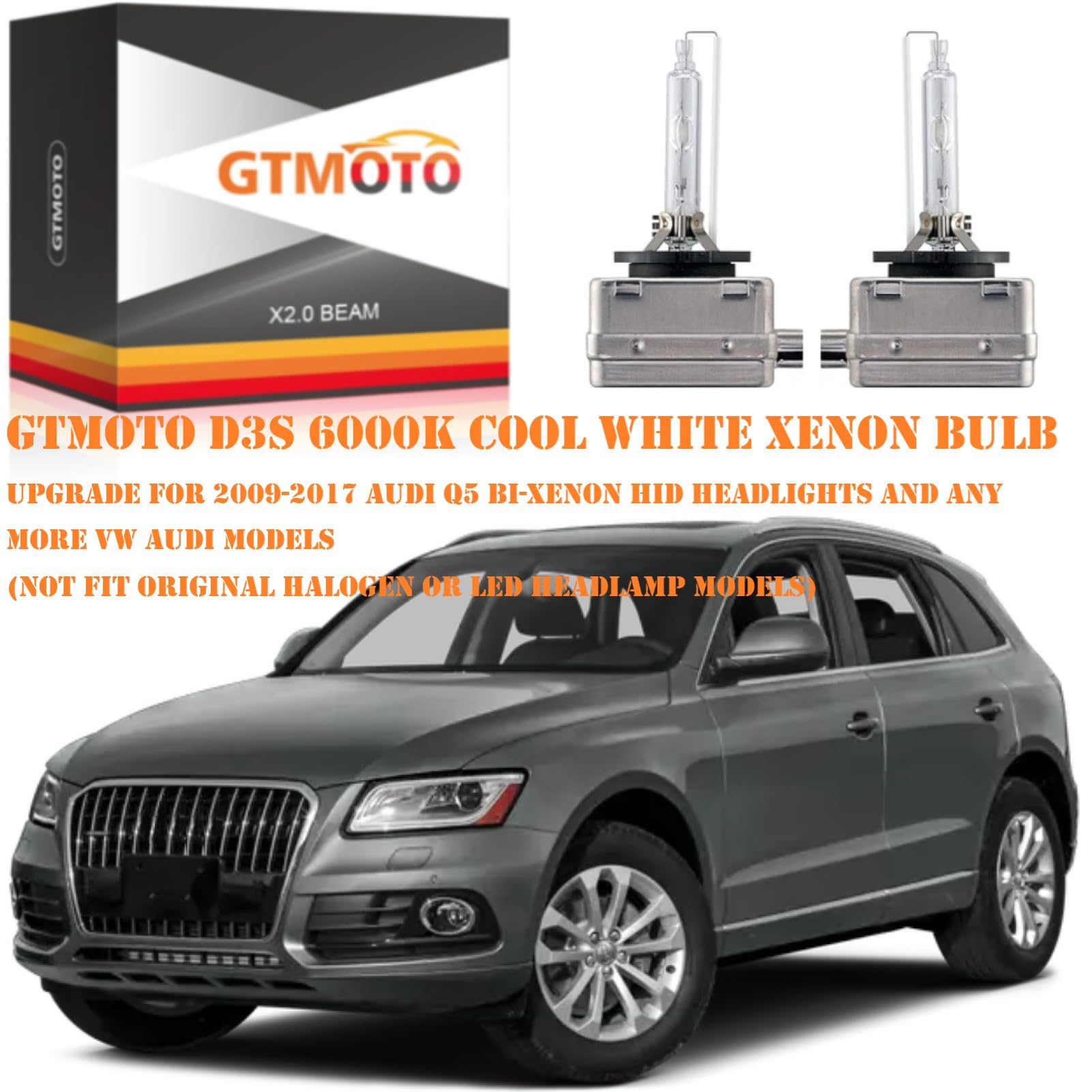 GTMOTO packaging and two-piece set display for ready-to-install replacement