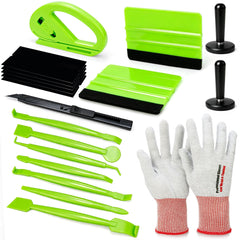 GUGUGI front packaging showing full 7-piece vinyl wrap kit for quick setup