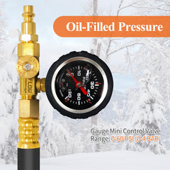 Gute brass adapter close-up highlighting lead-free construction and long-lasting durability
