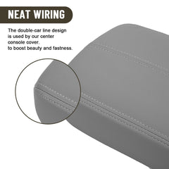 Guteauto PU leather texture detail demonstrating easy-clean surface