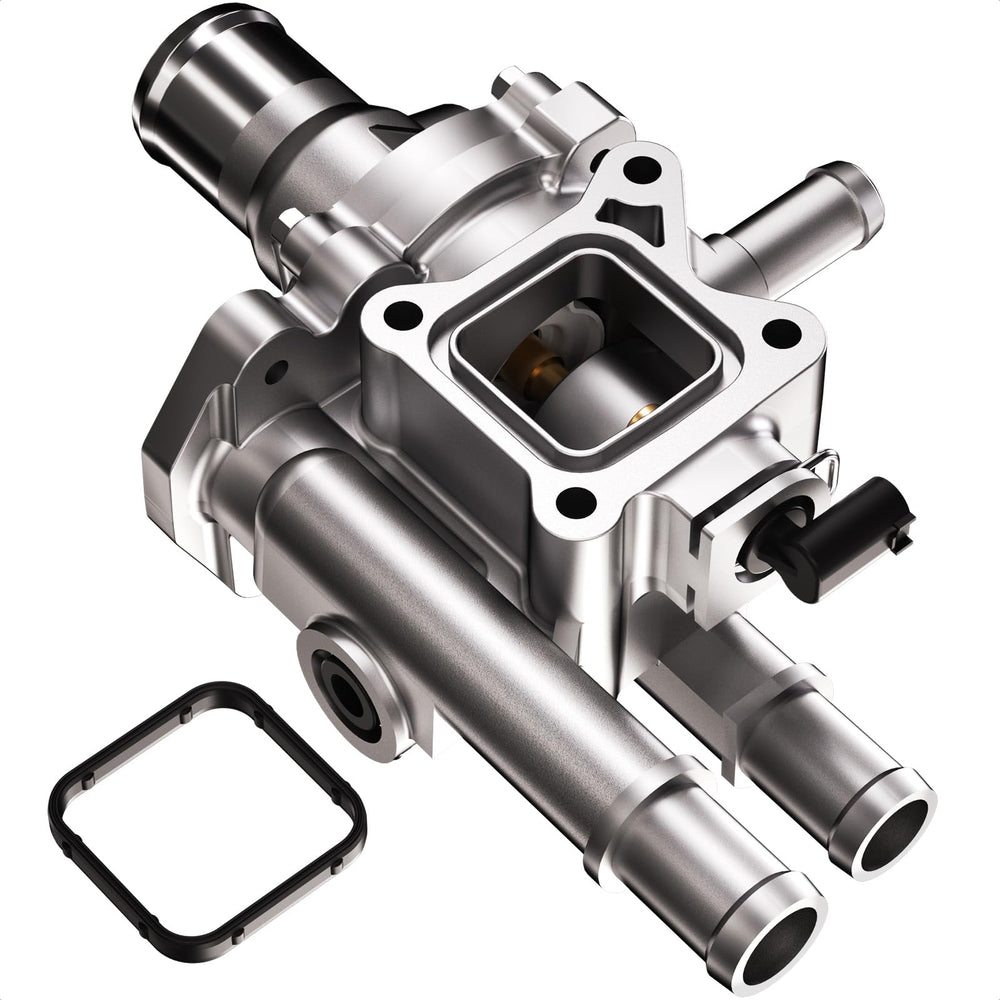 GVPART4U front view of thermostat housing showing mounting points and fit