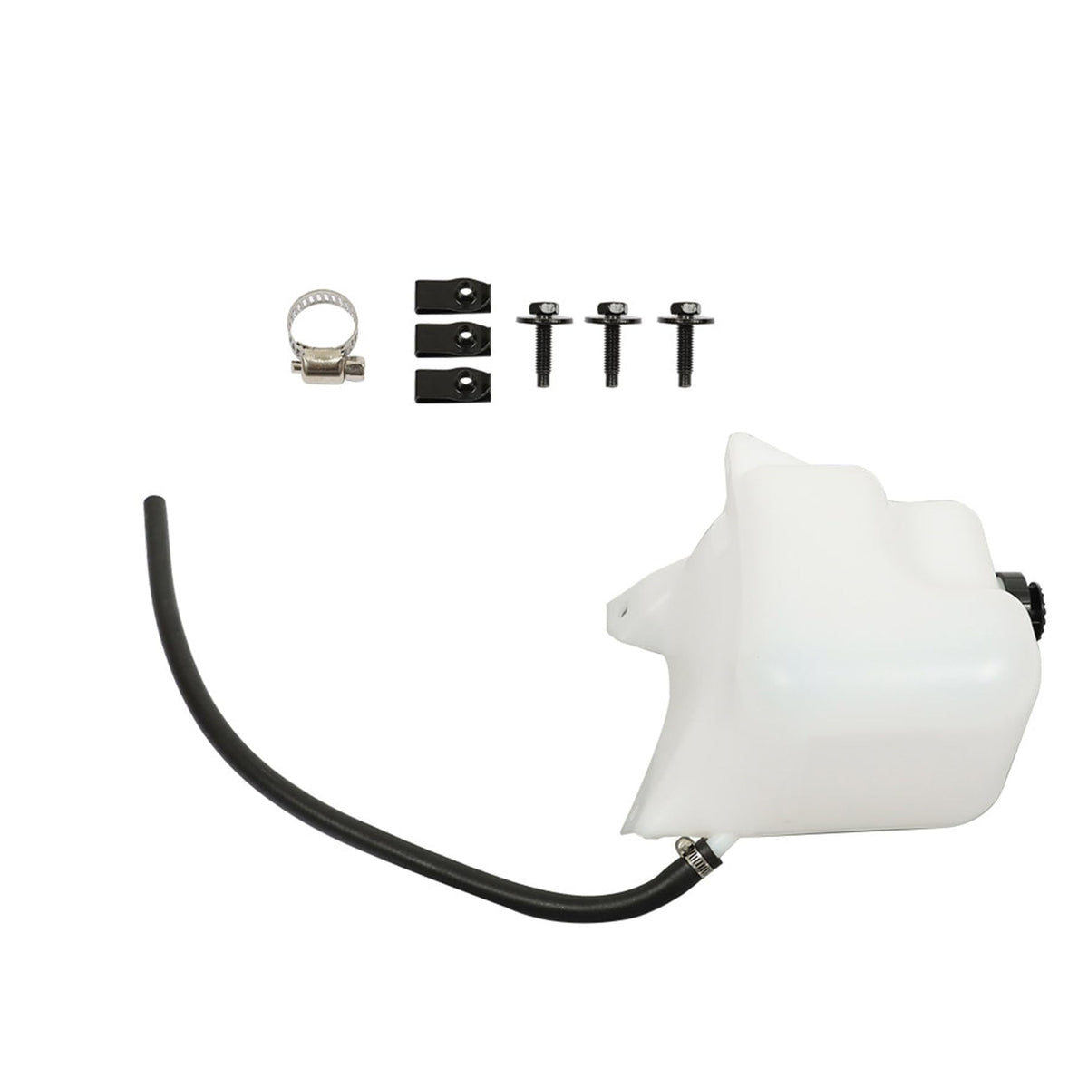 GXYWADY front view of coolant tank showing mounting points and fit benefit