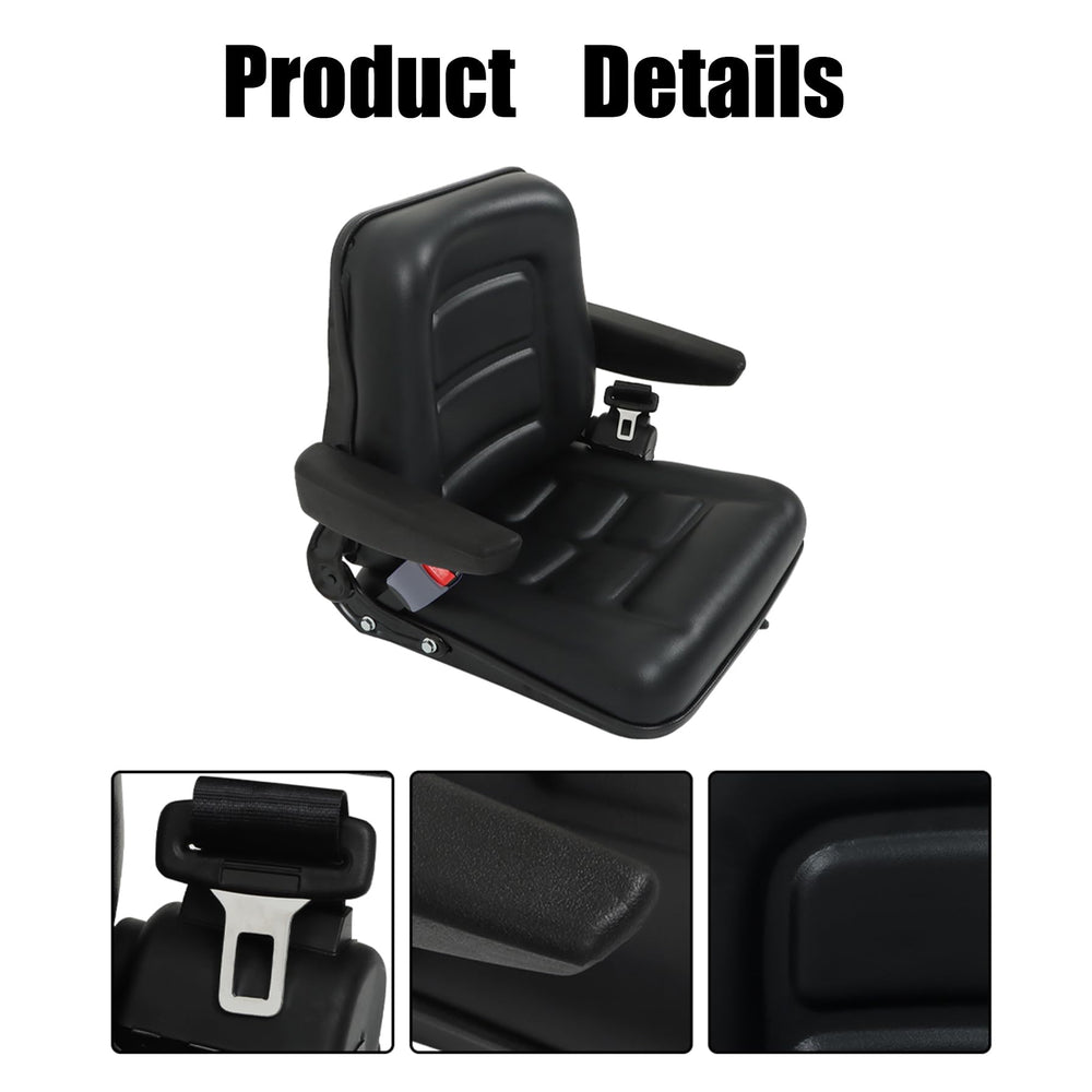 GXYWADY seat installed in a forklift cab improving operator comfort