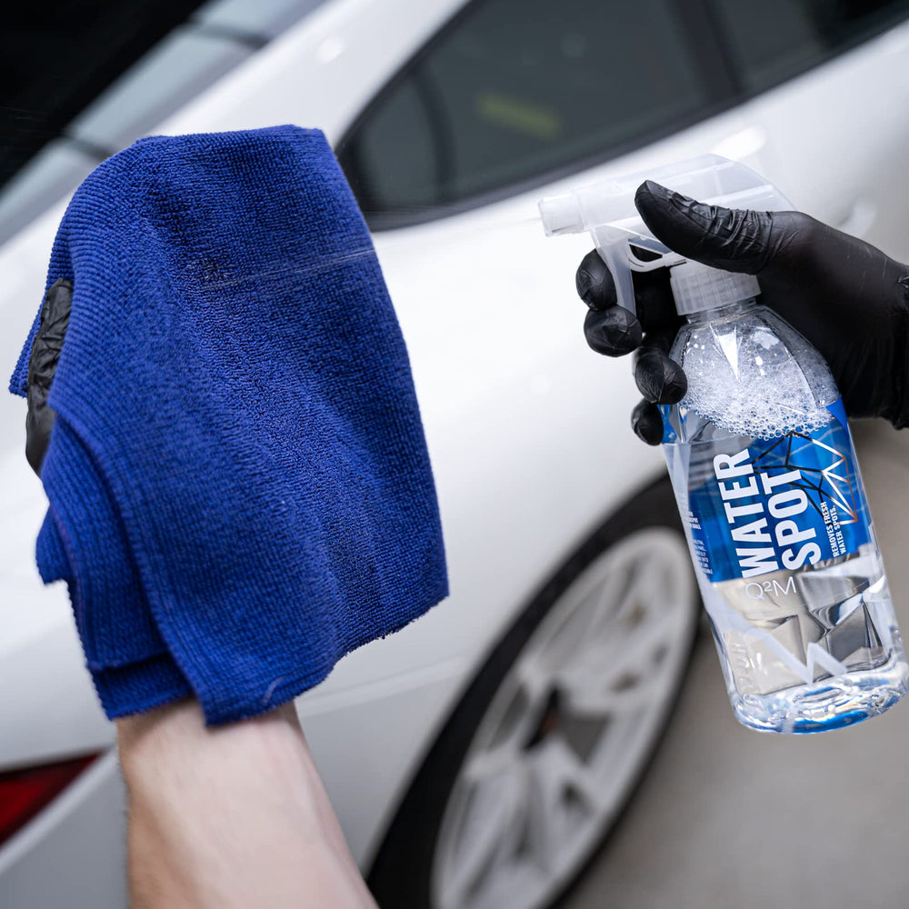 Gyeon being applied with microfiber towel demonstrating safe ceramic coating care