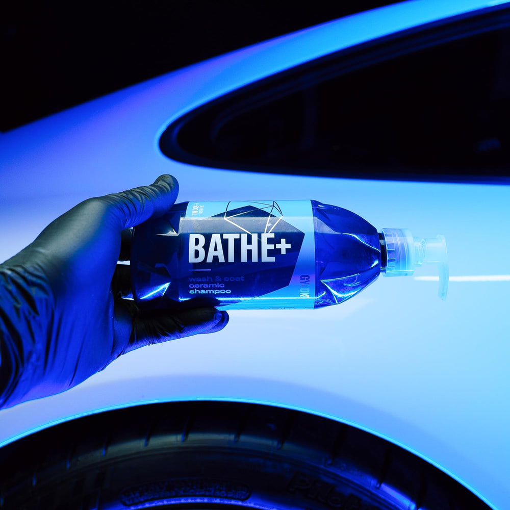Gyeon Bathe+ producing strong water beading for easier drying
