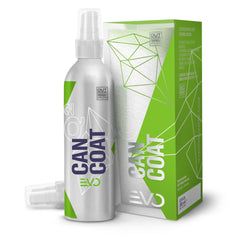 Gyeon bottle front view showing product design and quick application benefit