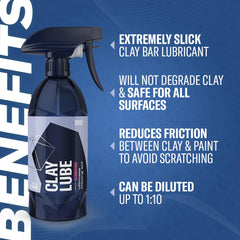 Gyeon spray action producing even mist for easy clay lubrication and control