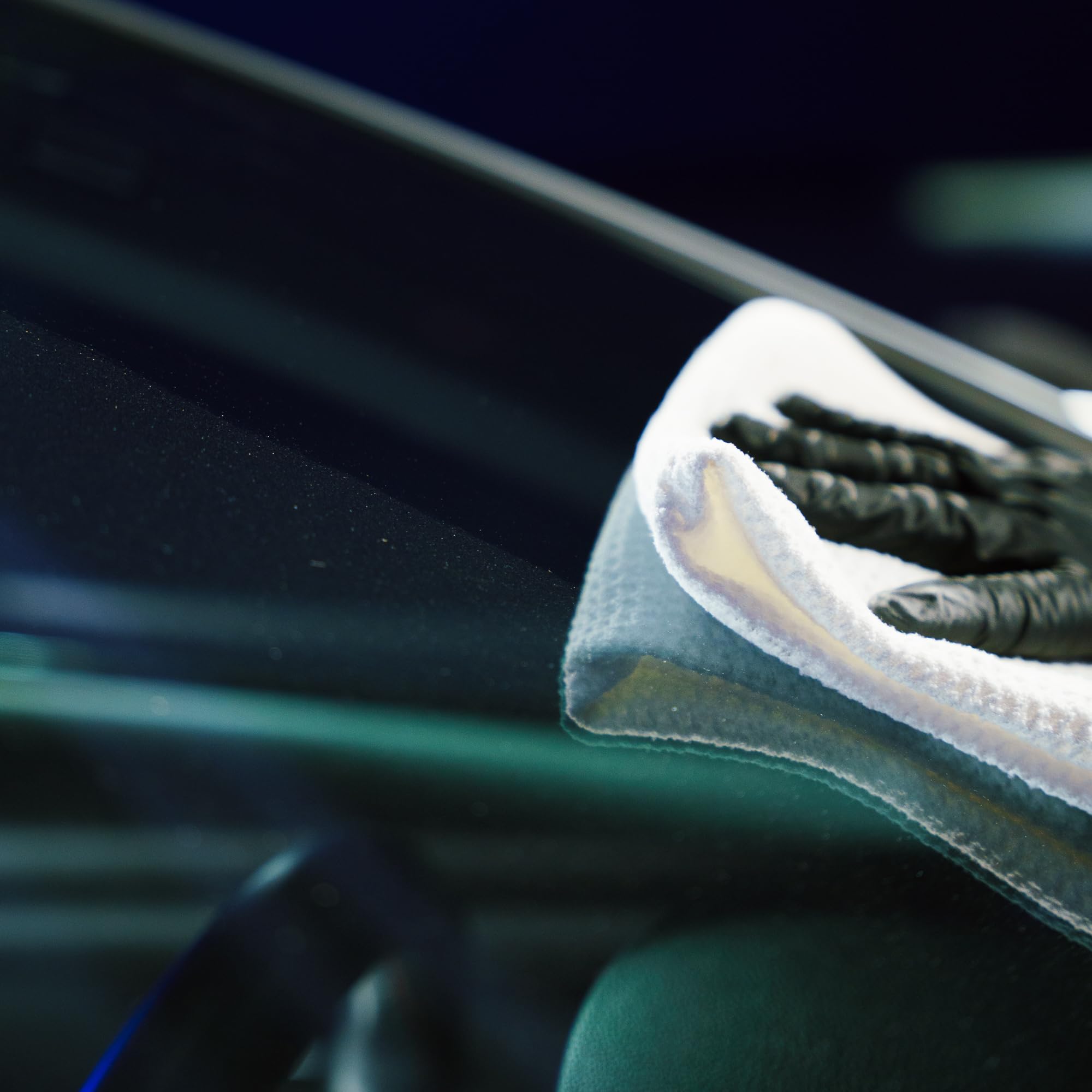 Gyeon used on infotainment screen without harming touch surface