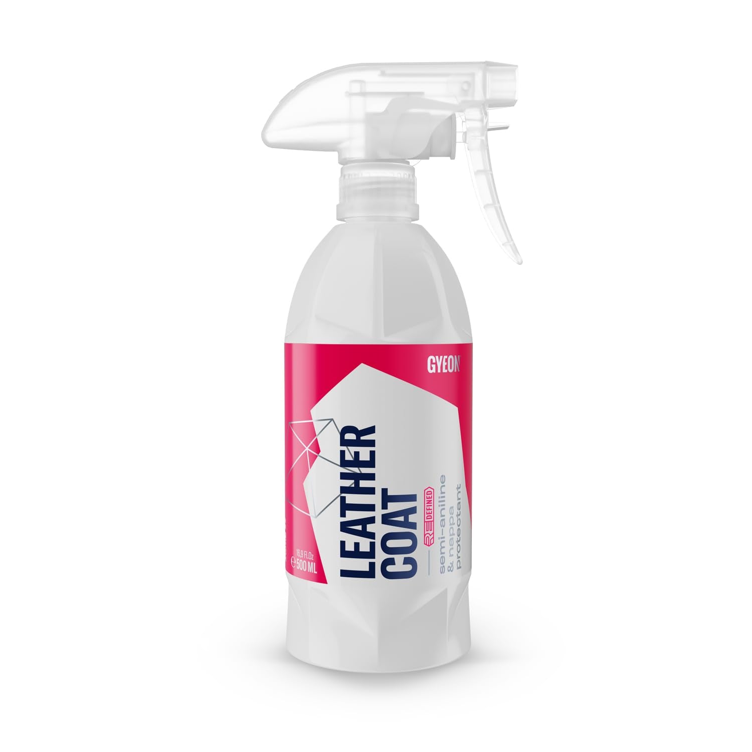 Gyeon Leather Shield EVO front label showing product and benefit protection
