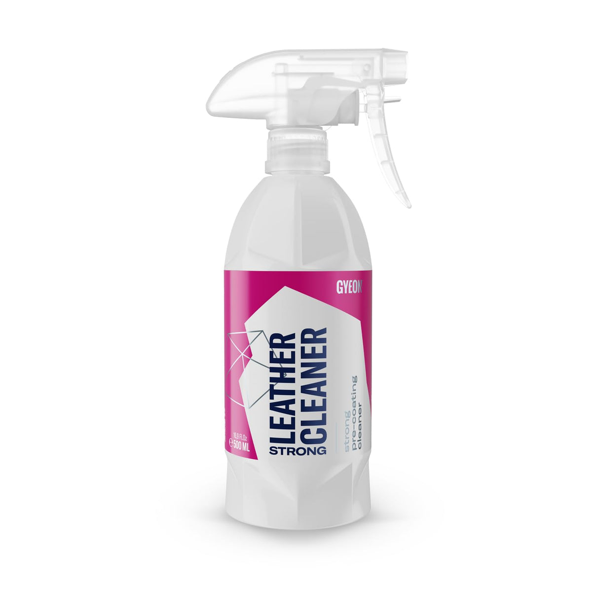 Gyeon bottle front label showing product and strong cleaning benefit