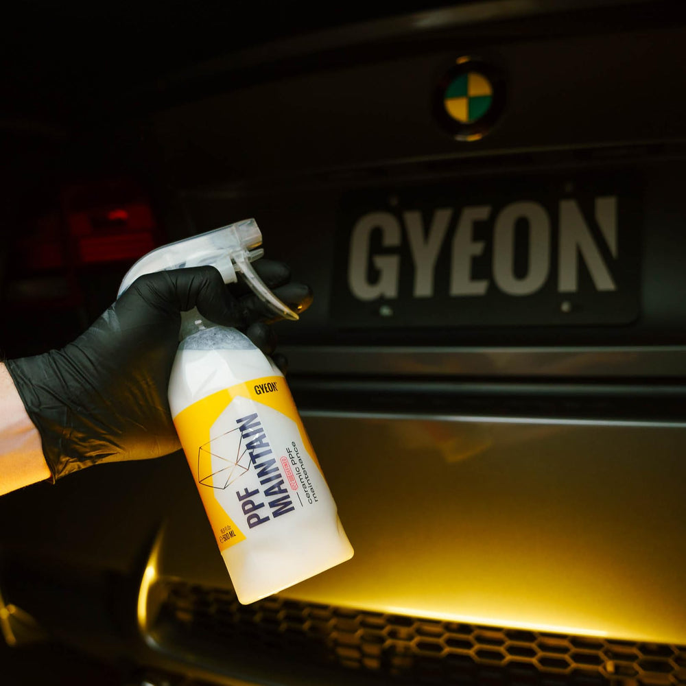 Gyeon close detail on matte film texture preserving finish benefit