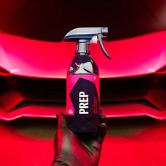Gyeon Prep close-up of liquid texture demonstrating fast evaporation